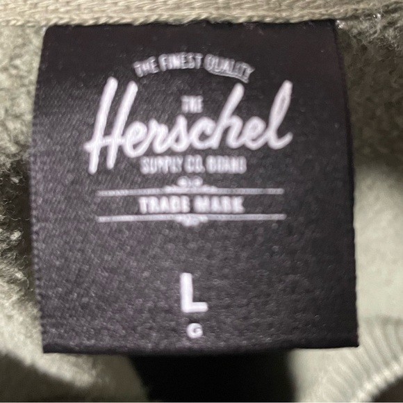 Herschel Supply Co. Crewneck Sweatshirt Green Men’s Size Large - Picture 4 of 7